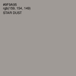 #9F9A95 - Star Dust Color Image